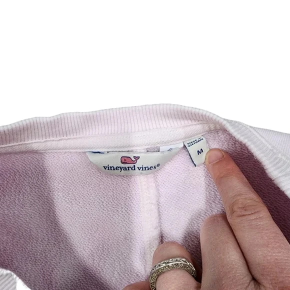 Vineyard Vines Tie Dye Crewneck Sweatshirt sz Medium - Picture 8 of 9